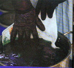 Teinture au pastel des teinturiers