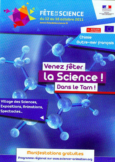 PASTEL – Fête de la Science 2011 à ALBI – Année de la Chimie