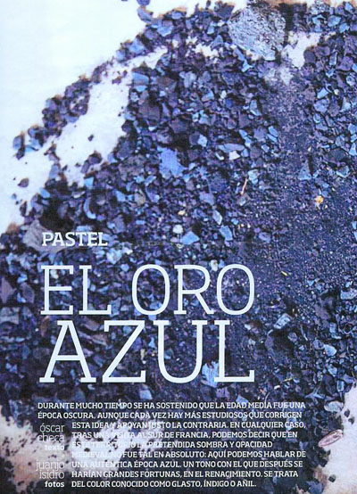 PASTEL EL ORO AZUL – OSACA Revista de Ocio, SAlud y CAlidad de vida