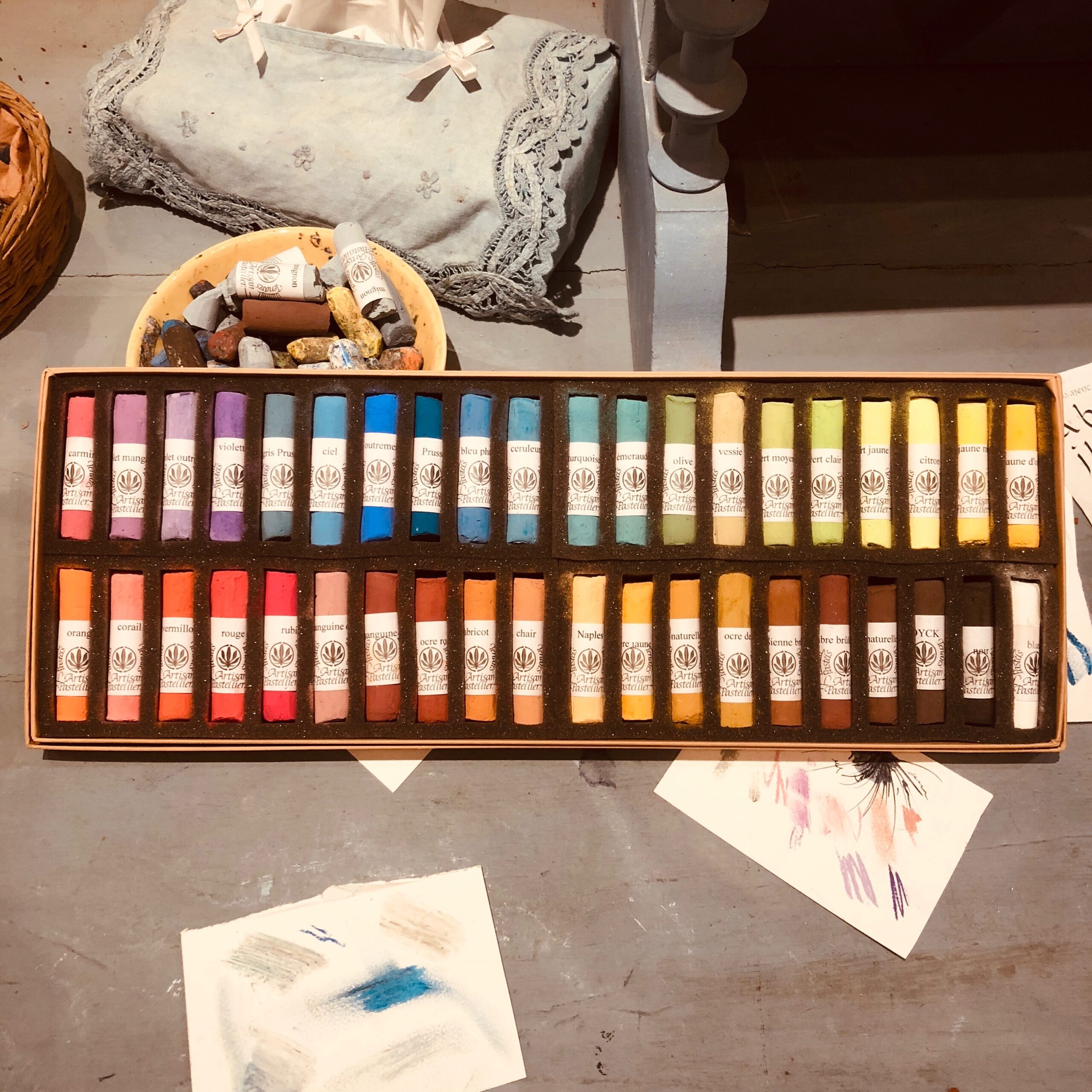 Pastel tendre – Présentation des pastels tendres de LArtisan Pastellier