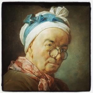 autot-portrait aux bésicles