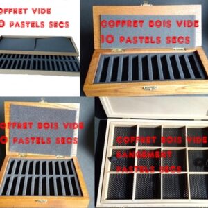 coffret vide pastels secs