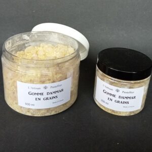 Gomme dammar en grains