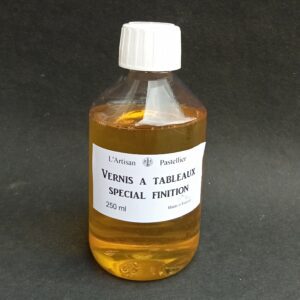 vernis special finition a tableaux