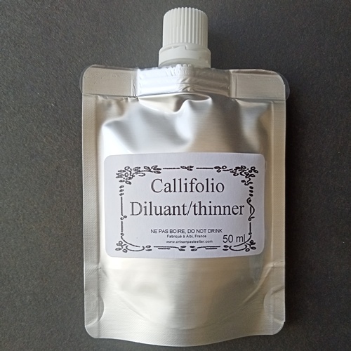 Recharge pouch de 50 ml de diluant Callifolio